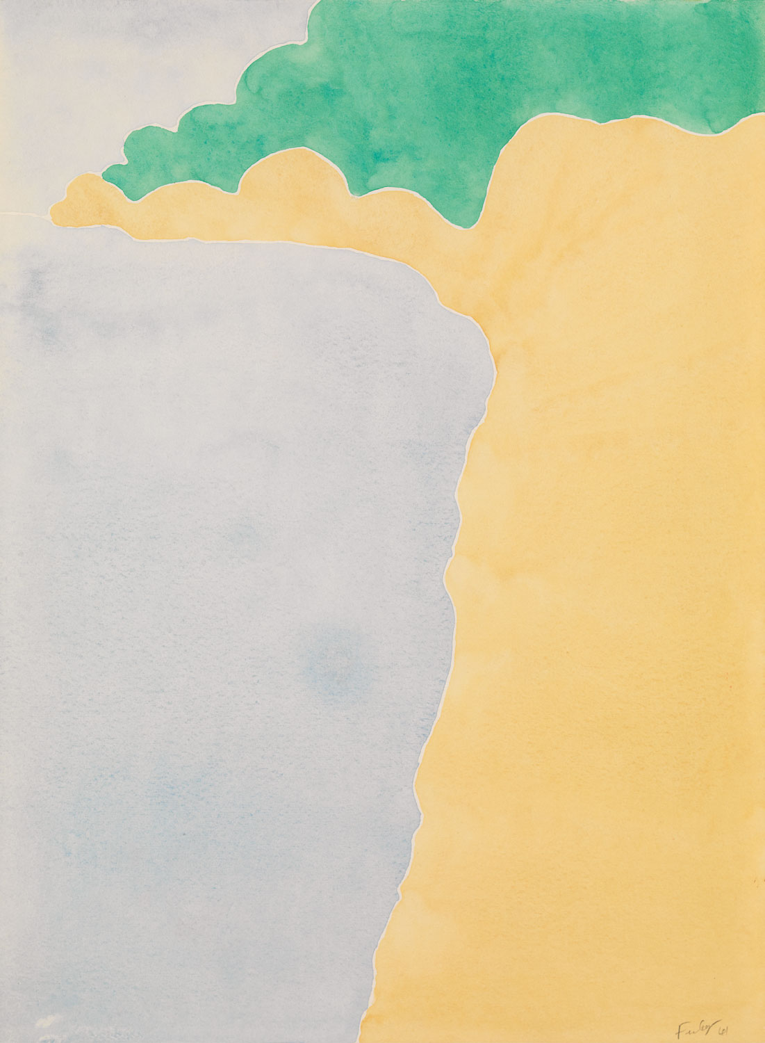 Fig. 15: Paul Feeley (1910–1966), Untitled, 1962. Watercolor on paper, 15 × 11 inches. Estate of Paul Feeley, Courtesy Garth Greenan Gallery, New York.
